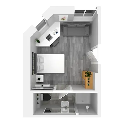 Downtown - Im Herzen Von & Komfortable Boxspringbetten Отель Ульм